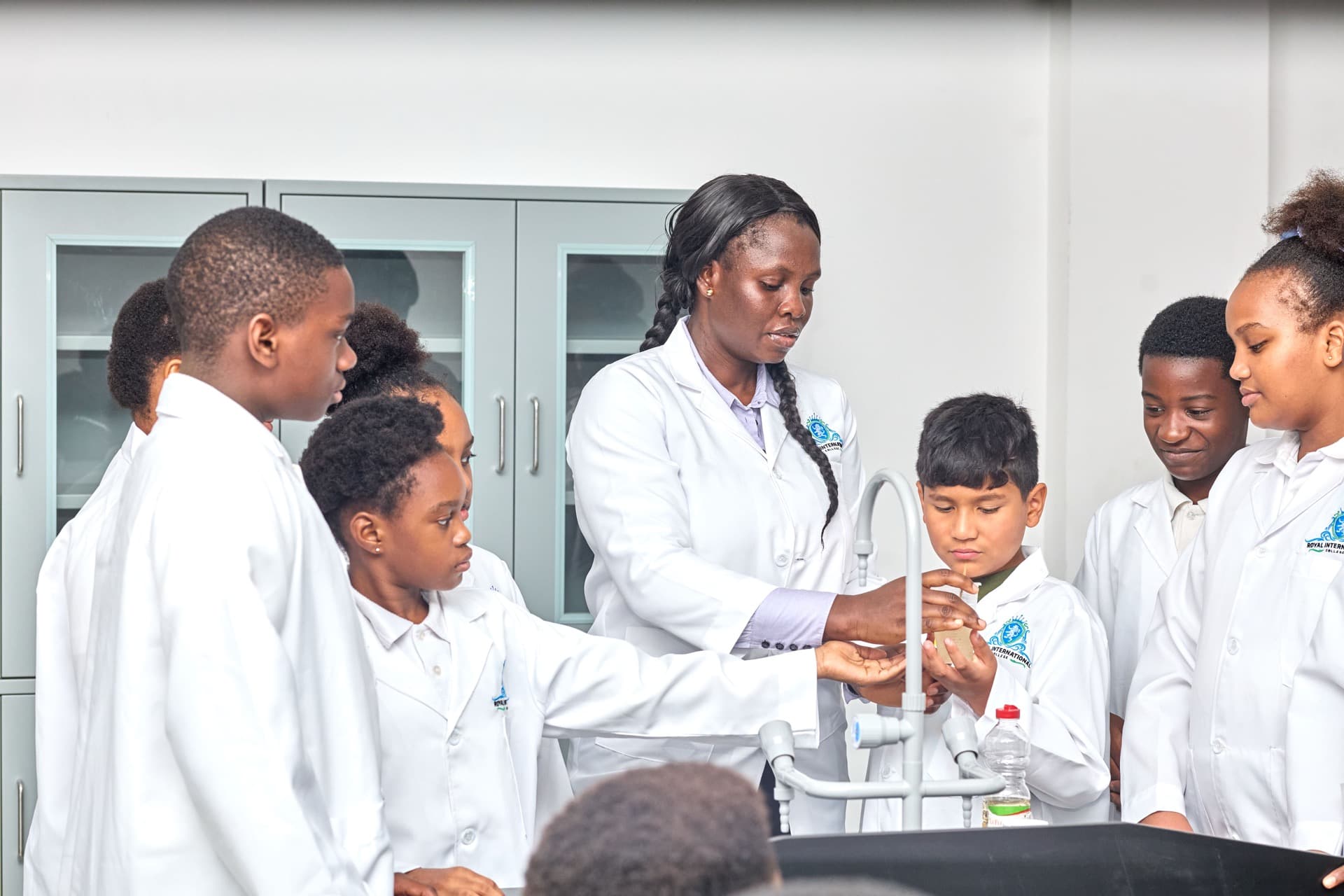 Students in project-based learning